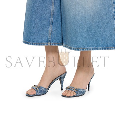 GUCCI WOMEN'S SLIDE SANDAL WITH HORSEBIT 853671 GUCCI WOMEN'S SLIDE SANDAL WITH HORSEBIT 853671